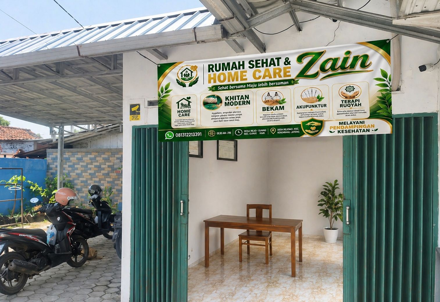 resepsionis-rumah-sunat-homecare-zain-1